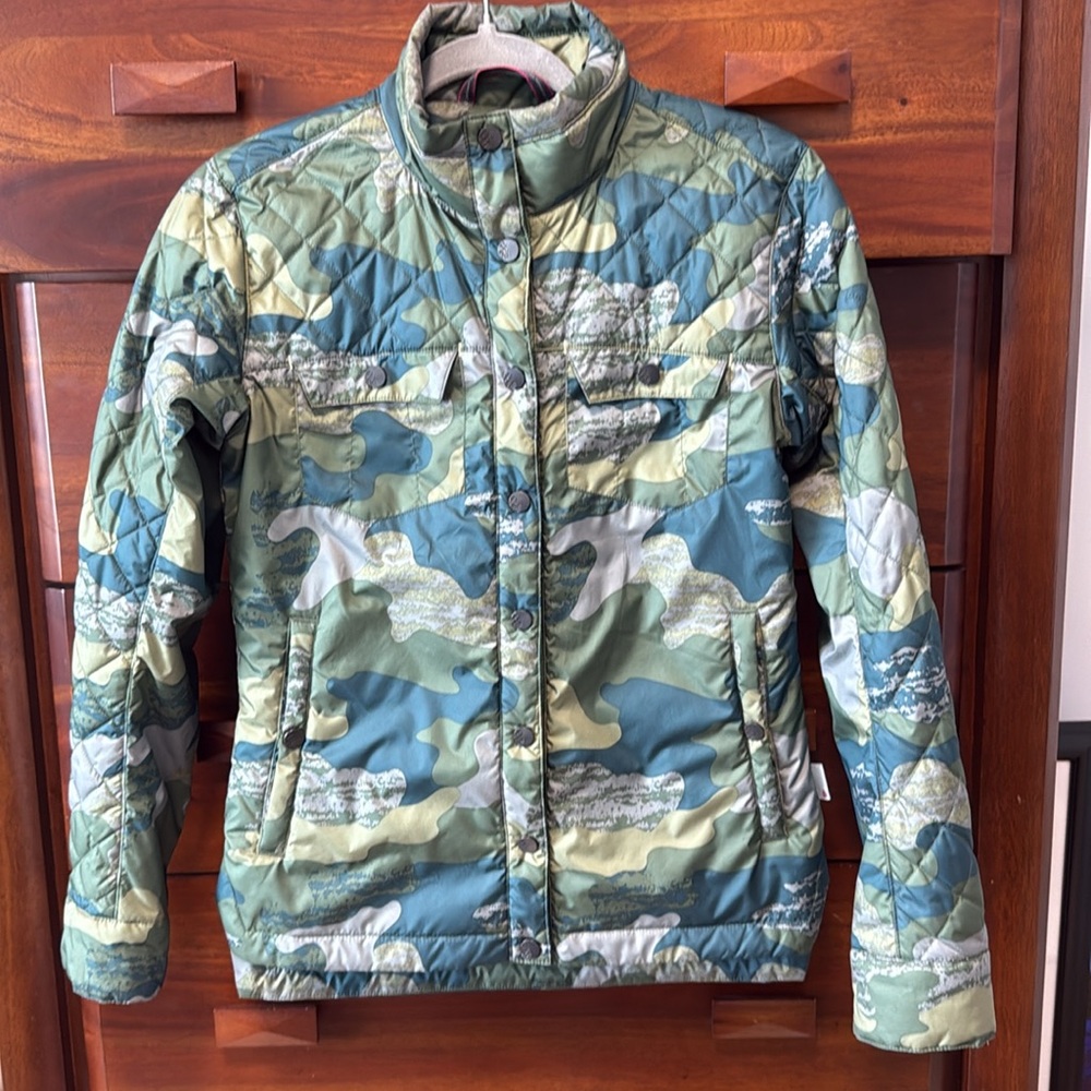 Stio Camouflage Women's Skycrest Insulated Snap Shirt